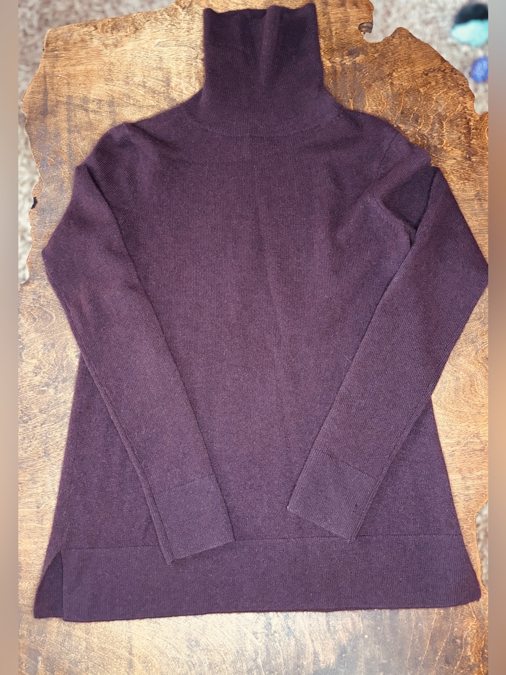 Neiman Marcus Cashmere Collection 100% Cashmere brown Sweater XS
